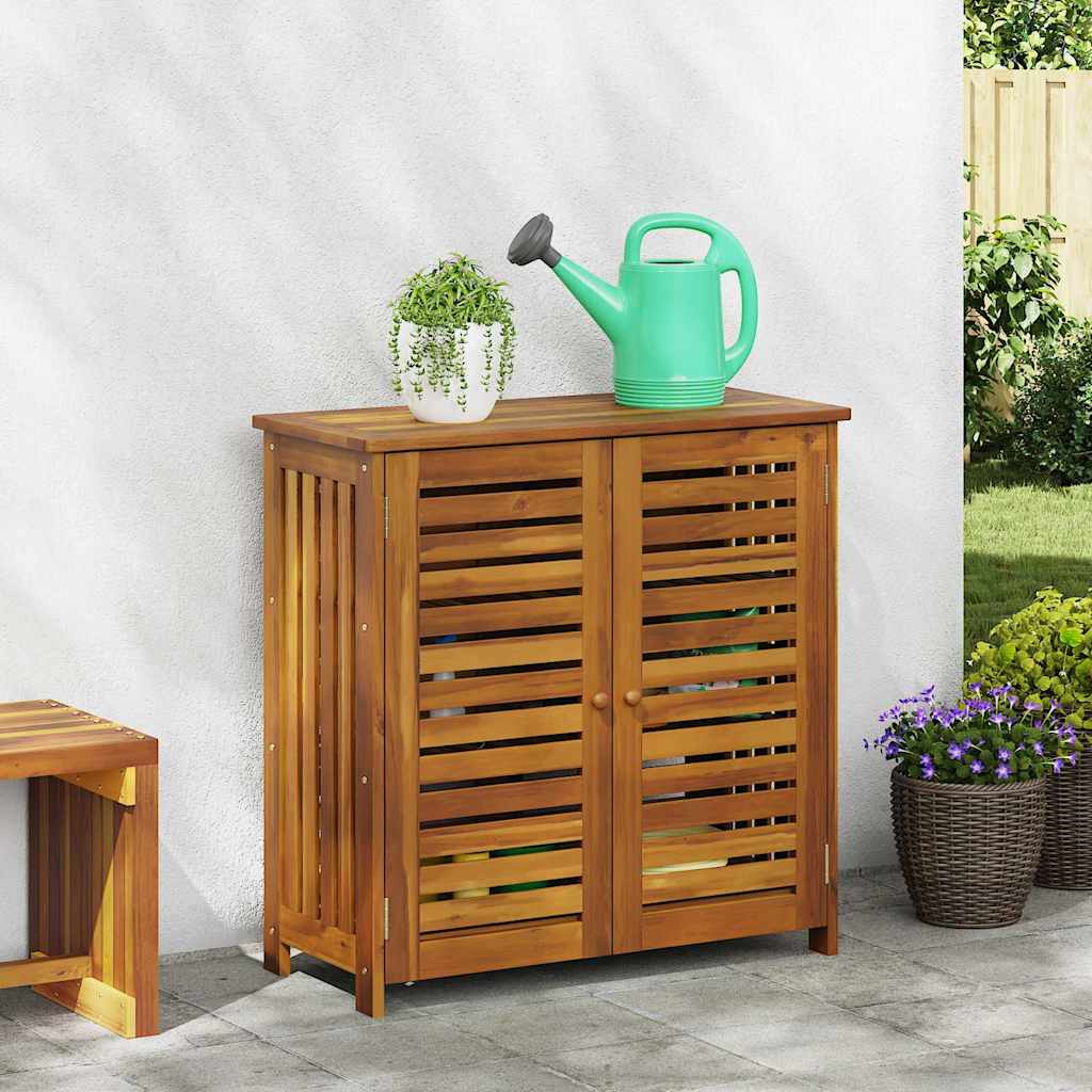 Garden Cabinet with Storage with Door Brown 90 x 40 x 90cm